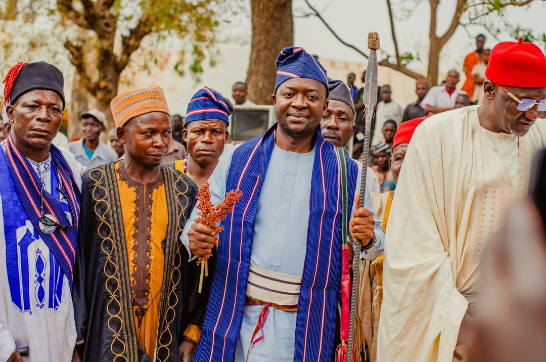 Barji with community elders